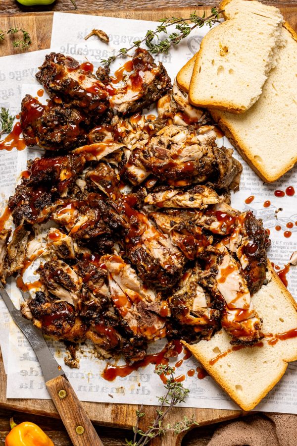 Jerk Chicken Jamaisadilas Sandwich
